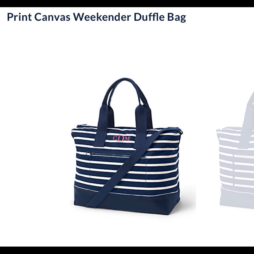 Canvas Weekender/Travel Duffle Bag